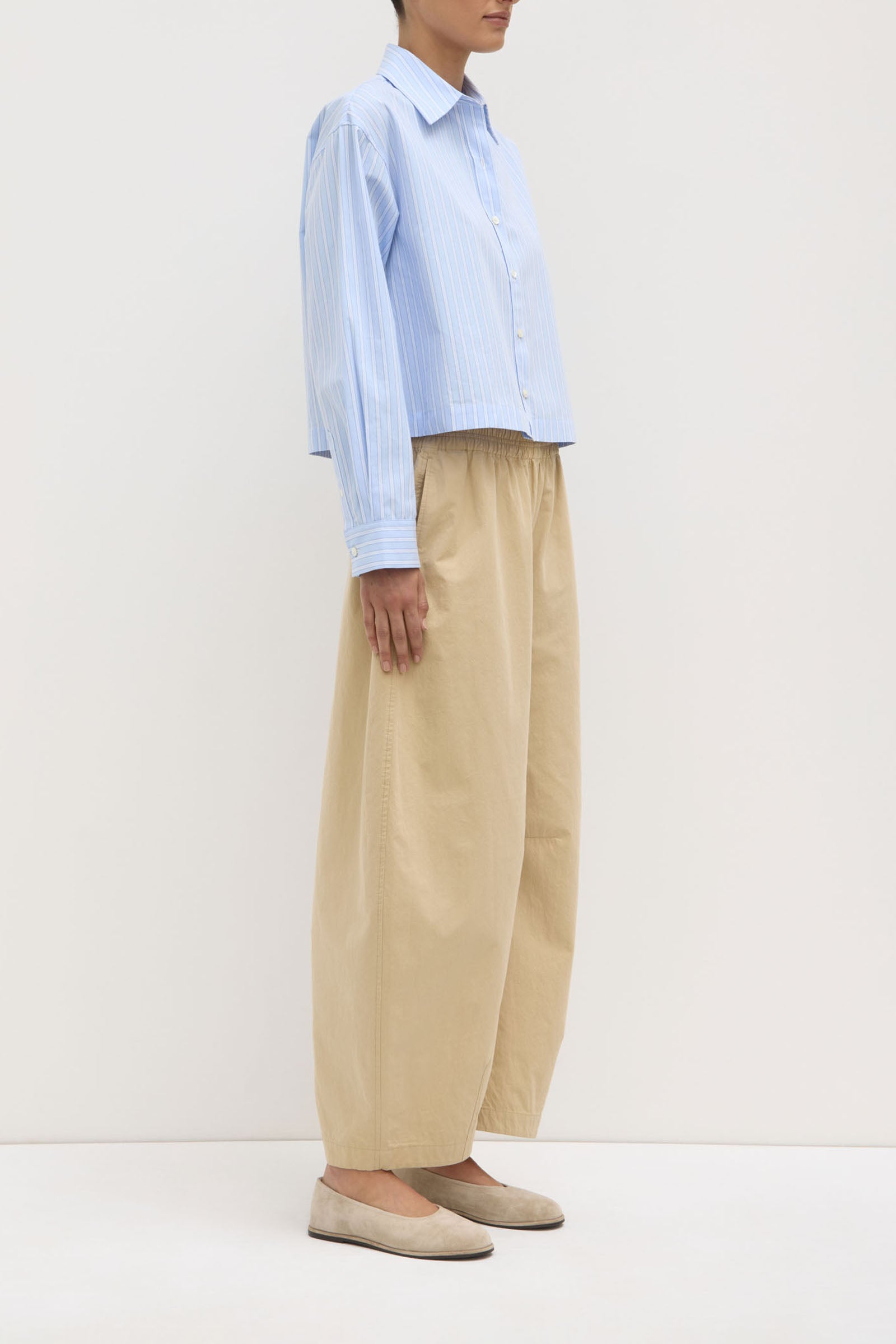 Assembly Label Lola Barrel Pants Tan
