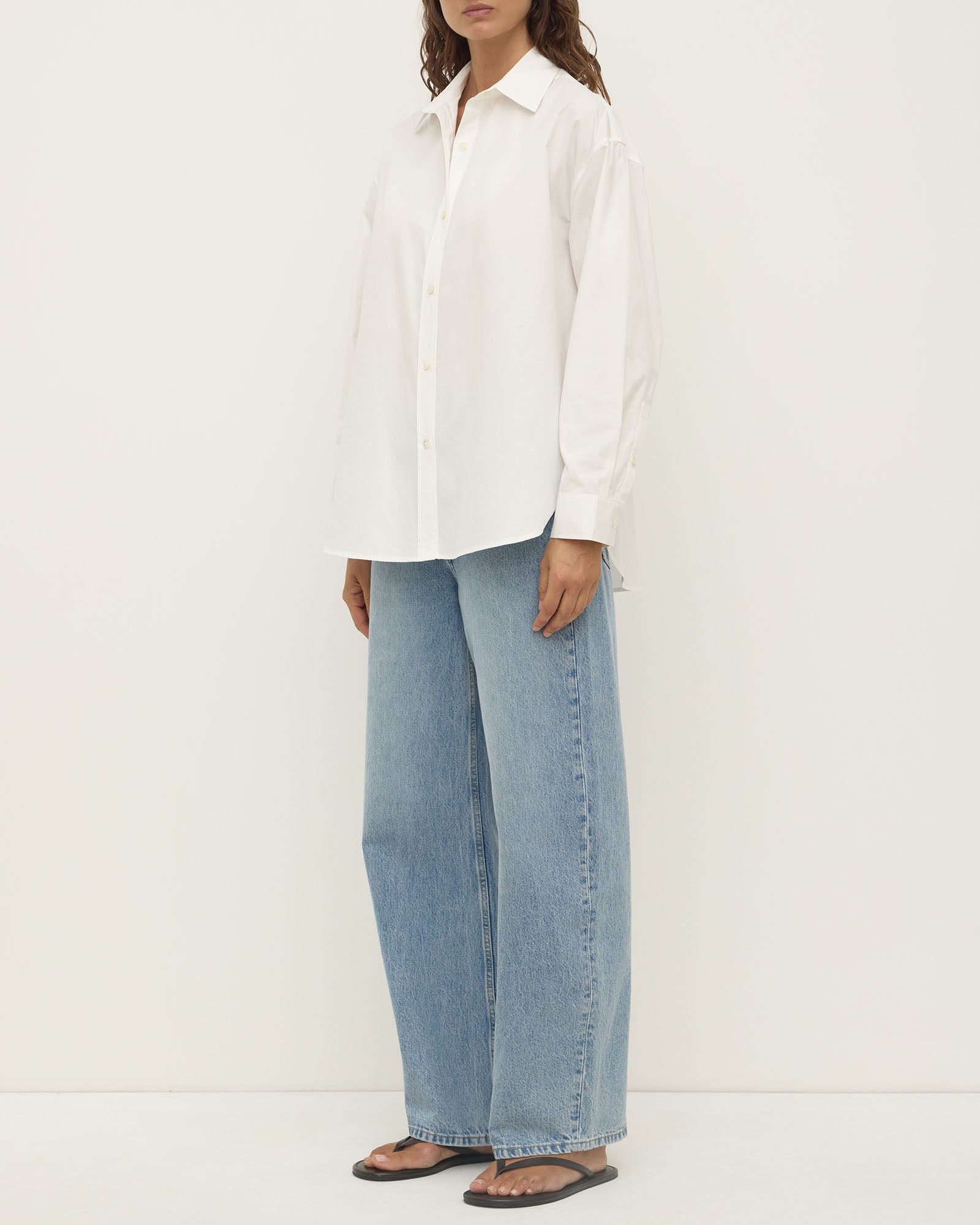 Assembly Label Marigold Poplin Shirt White