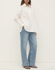 Assembly Label Marigold Poplin Shirt White