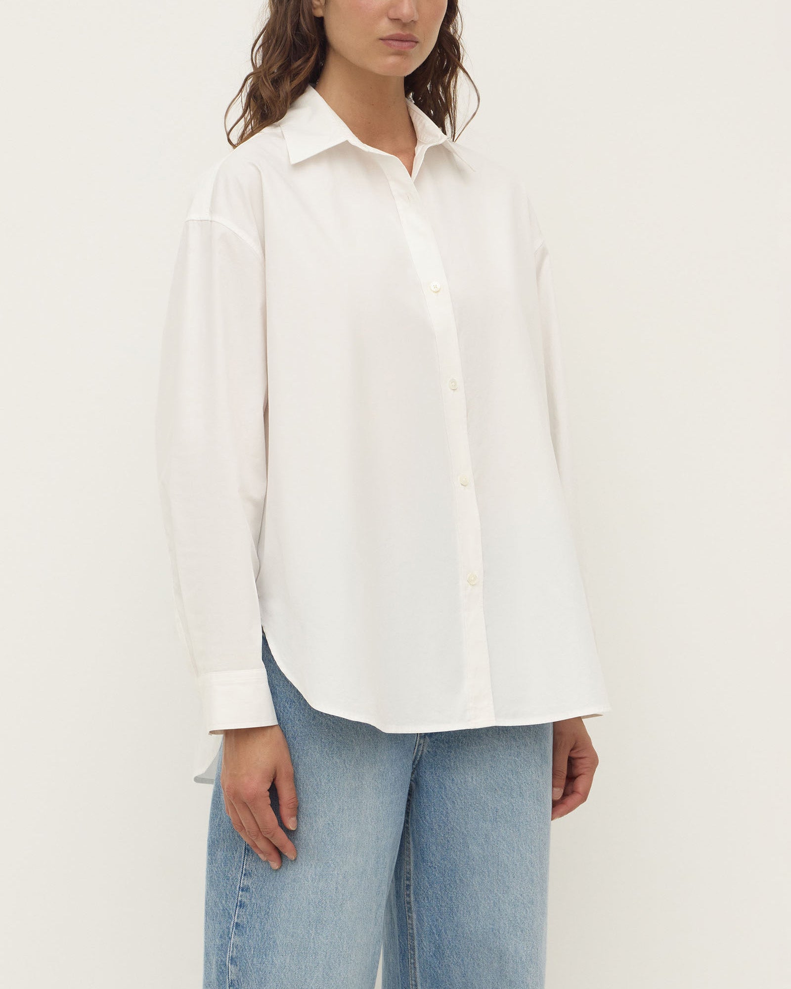 Assembly Label Marigold Poplin Shirt White