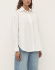 Assembly Label Marigold Poplin Shirt White