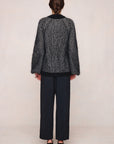 Marle Jasper Cardigan Black Greige