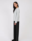Marlow Legion Side Stripe Pant Black/White