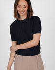 Marlow Soleil Knit Tee Ink