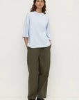 Assembly Label Max Oversized Tee Powder Blue