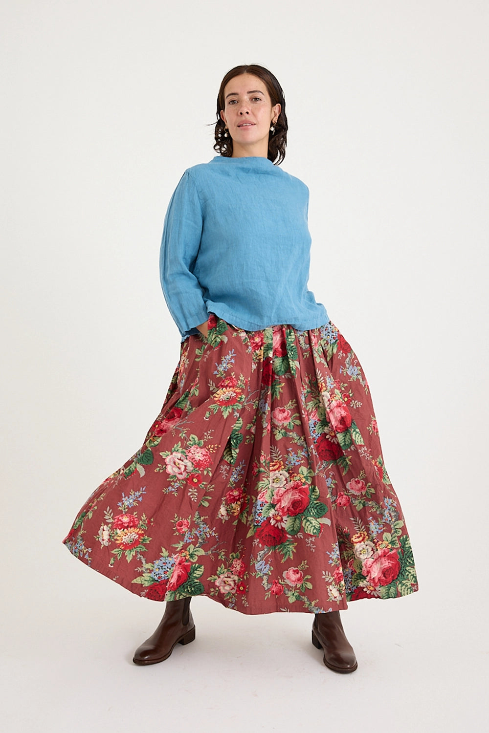 Metta Melbourne Ulla Skirt Floral Print