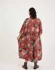 Metta Melbourne Oak Gathered Dress Floral