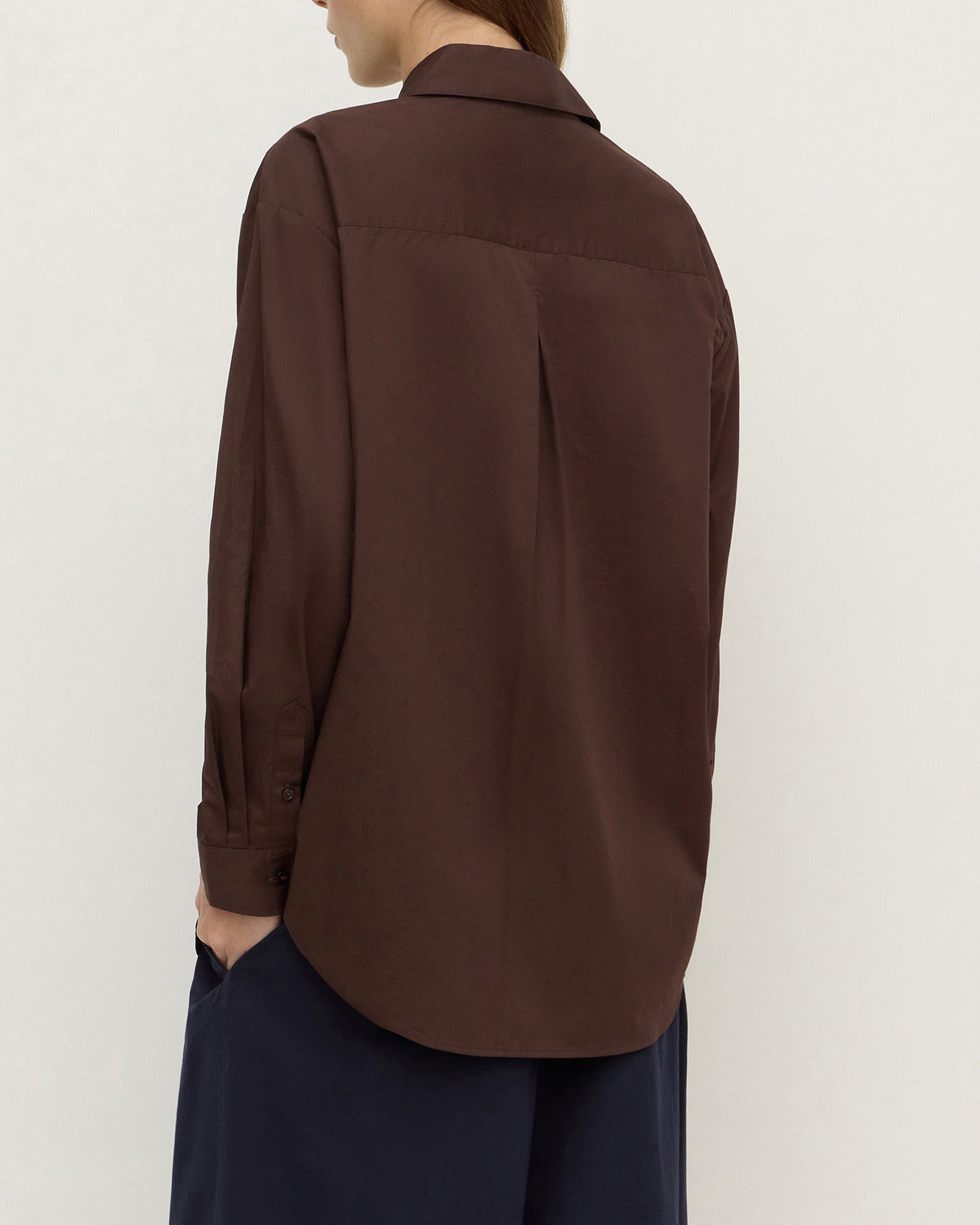 Assembly Label Micha Poplin Shirt Ganache
