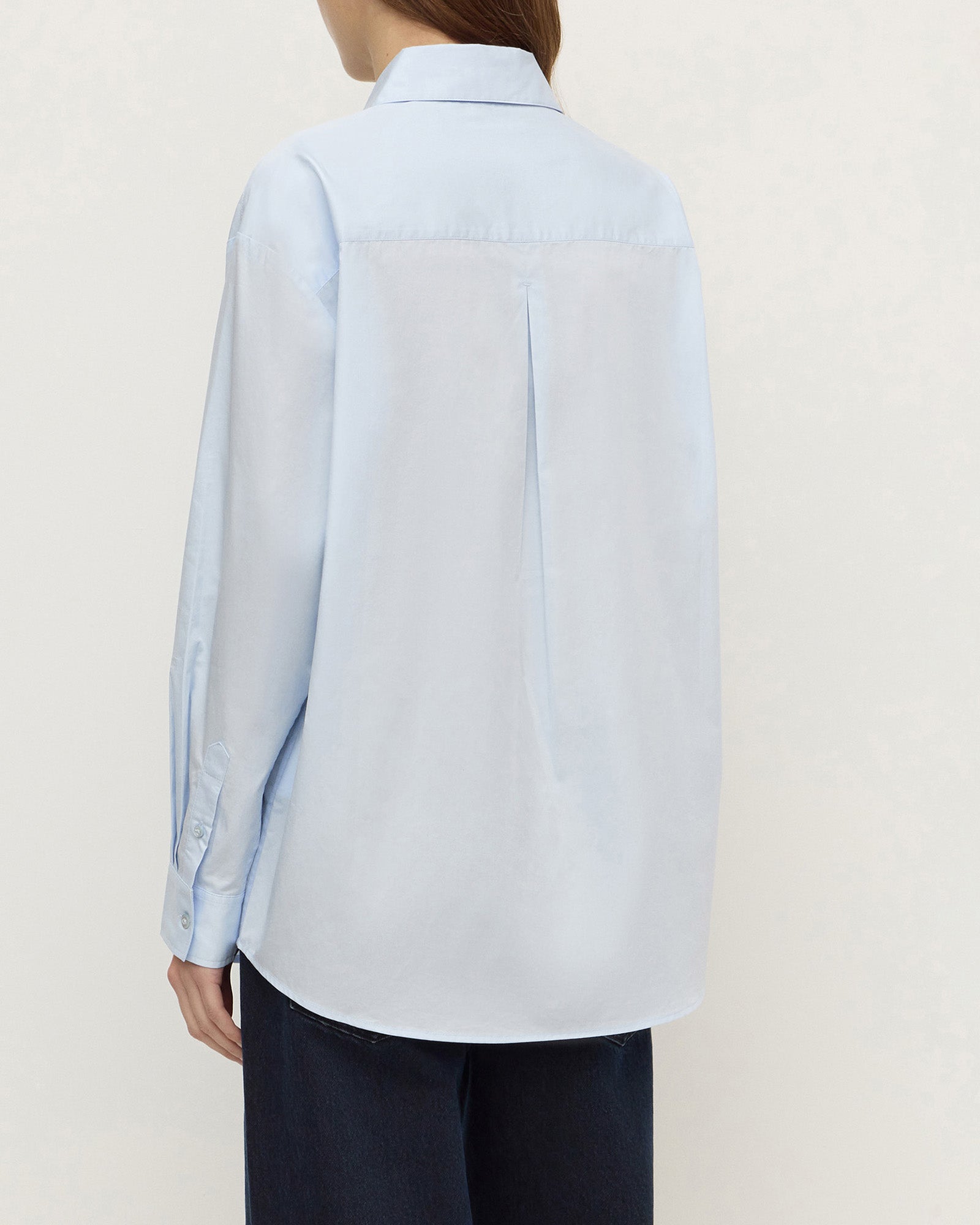 Assembly Label Micha Poplin Shirt Powder Blue