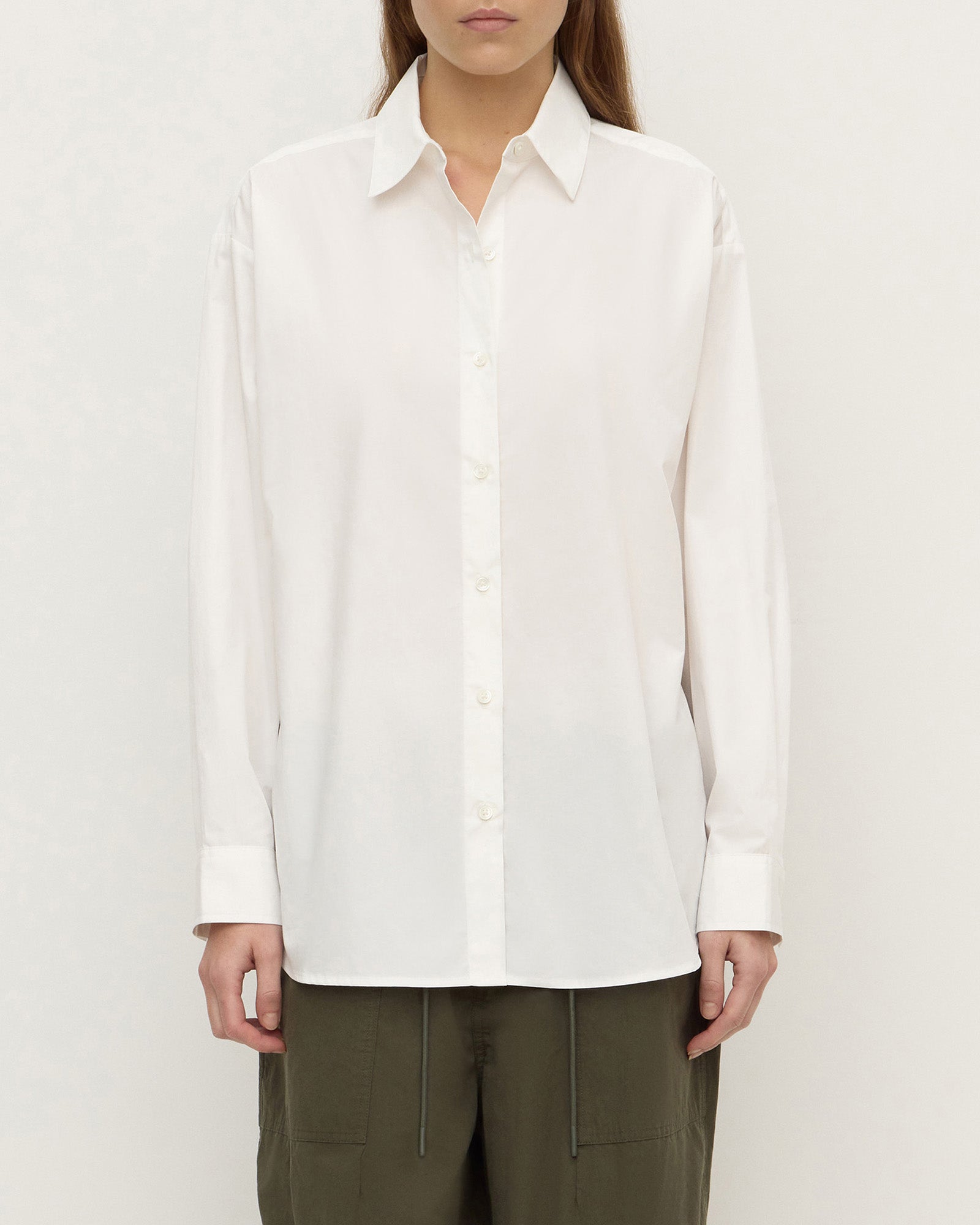 Assembly Label Micha Cotton Shirt White
