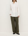 Assembly Label Micha Cotton Shirt White