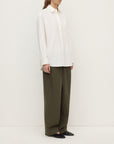 Assembly Label Micha Cotton Shirt White
