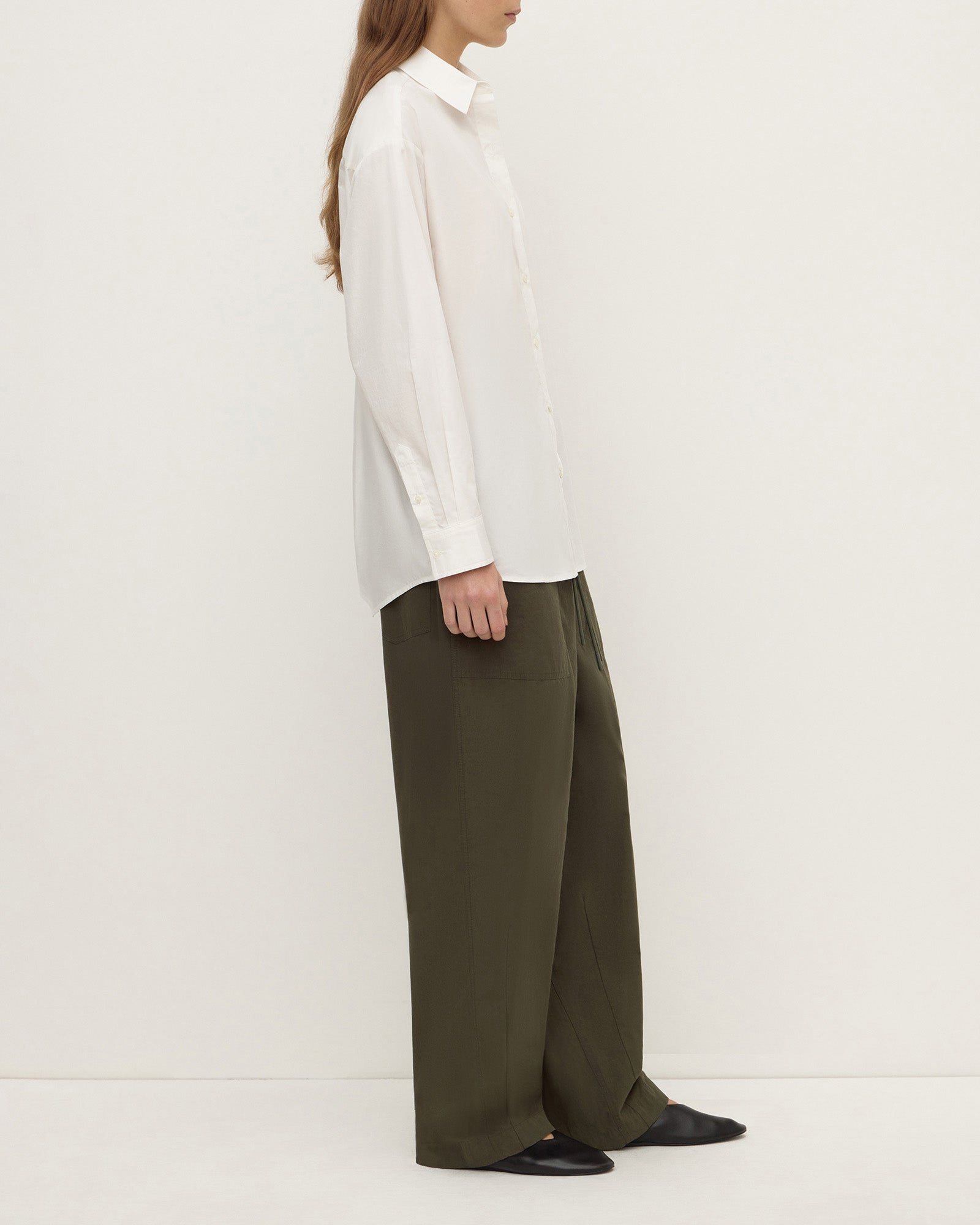 Assembly Label Micha Cotton Shirt White