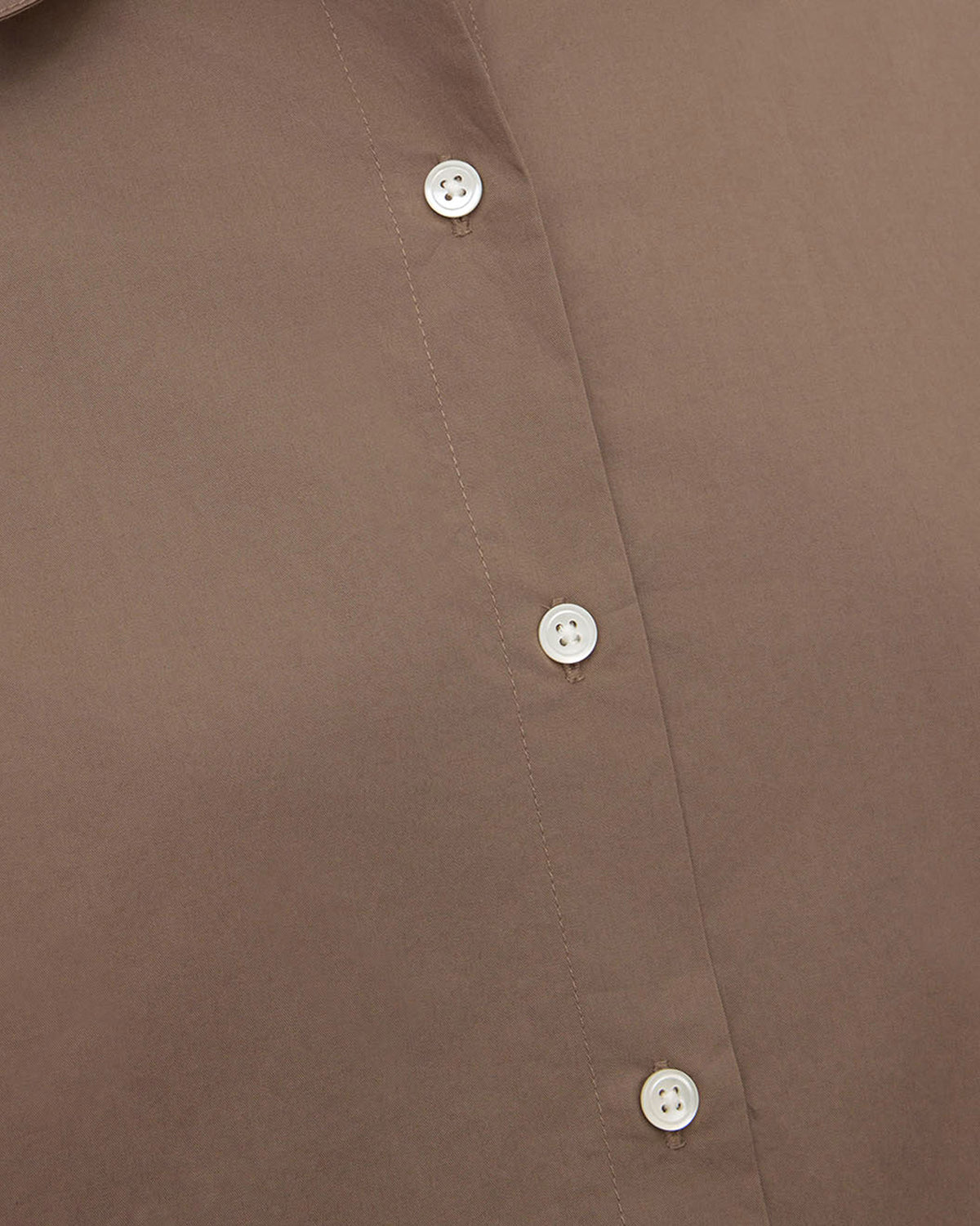 Assembly Label Micha Poplin Shirt Dark Sand