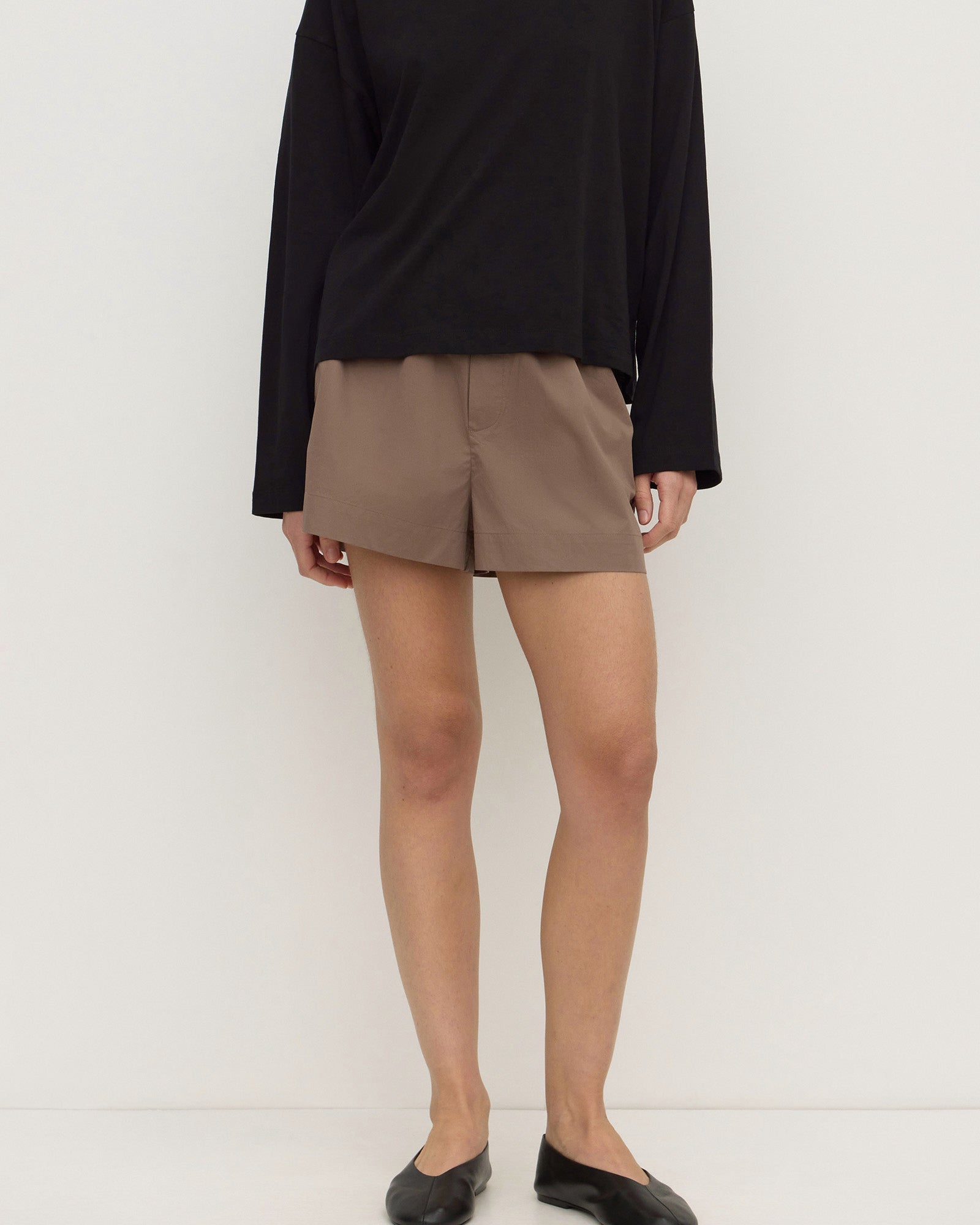 Assembly Label Micha Poplin Shorts Dark Sands