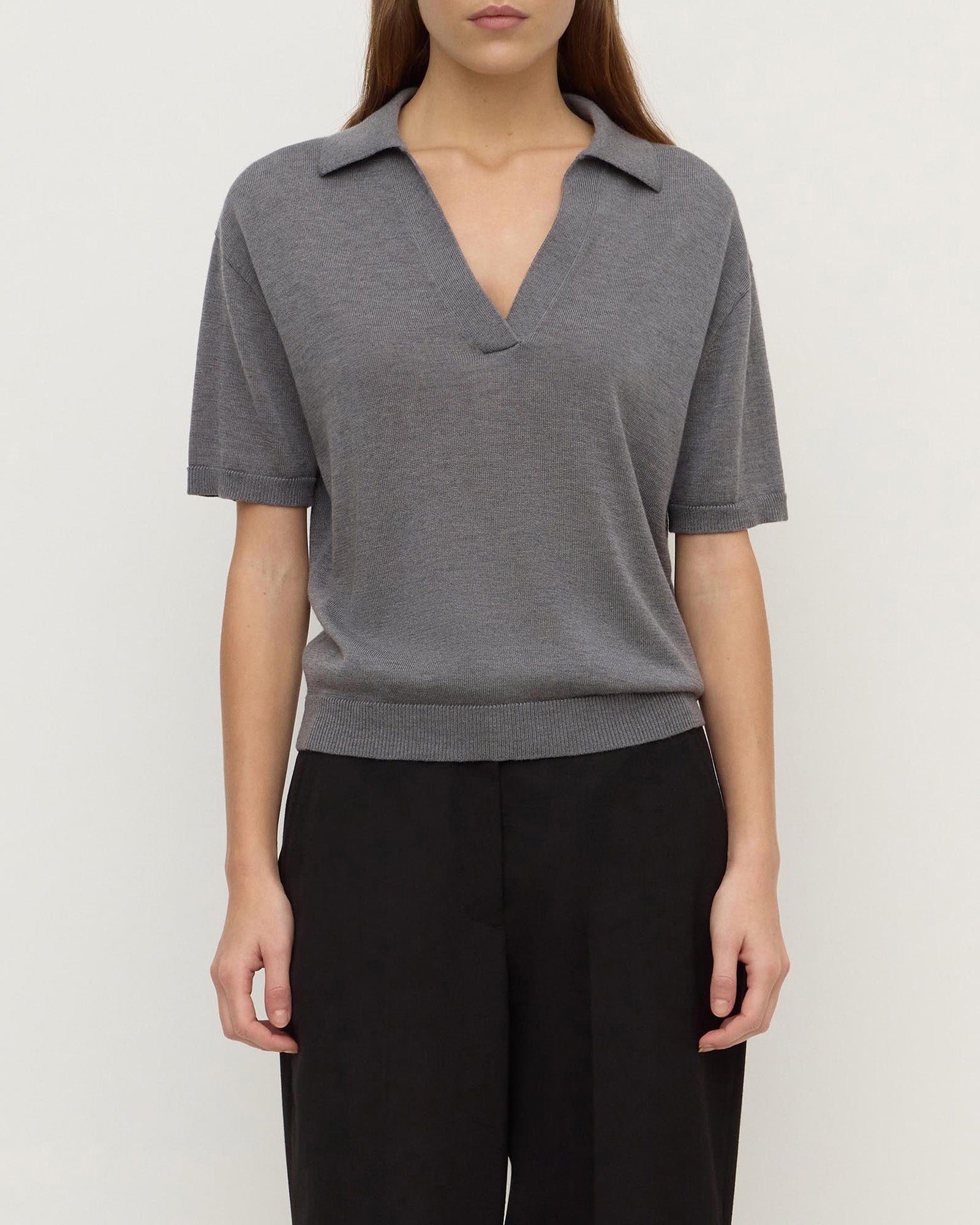Assembly Label Mira Polo Dark Grey Marle
