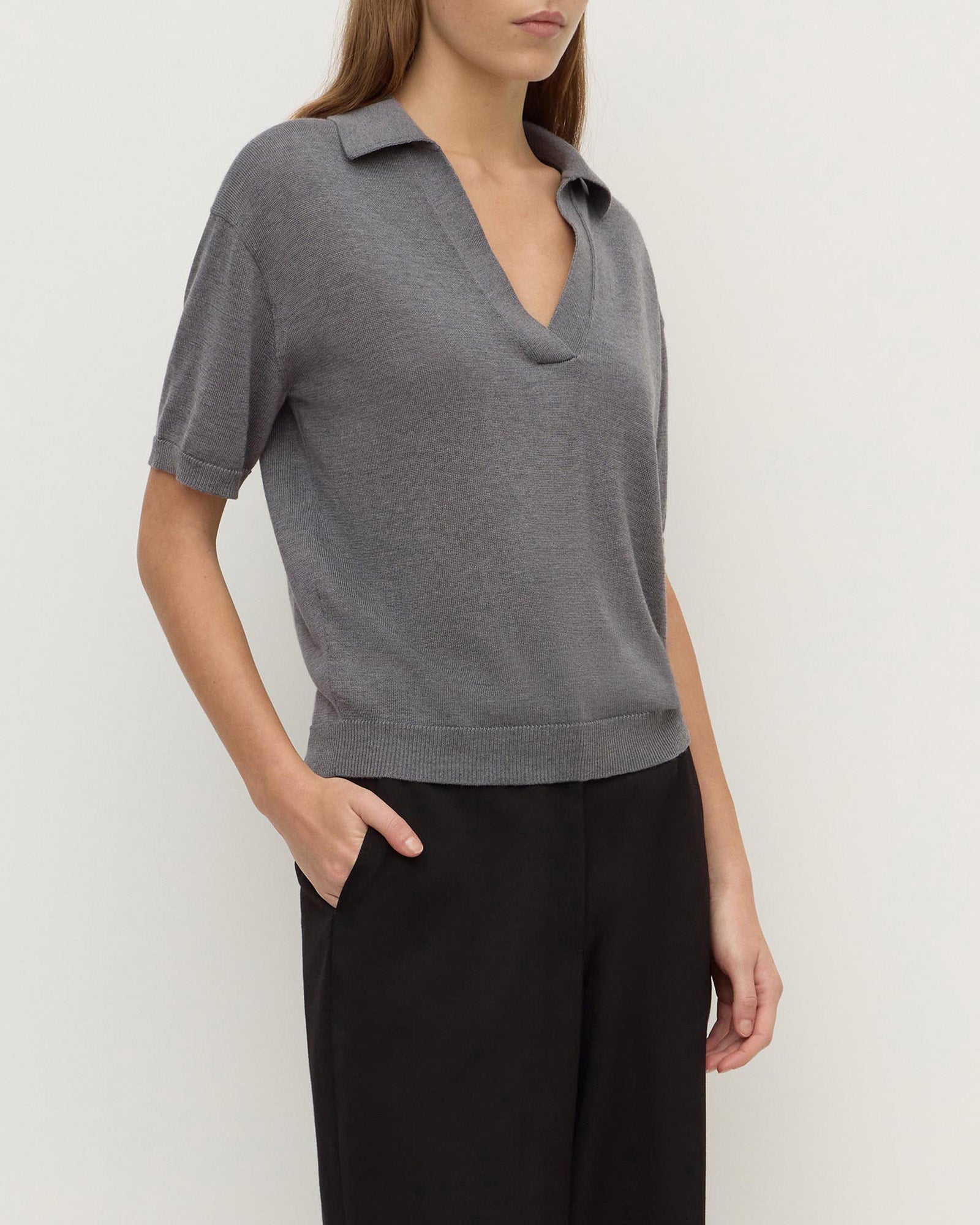 Assembly Label Mira Polo Dark Grey Marle
