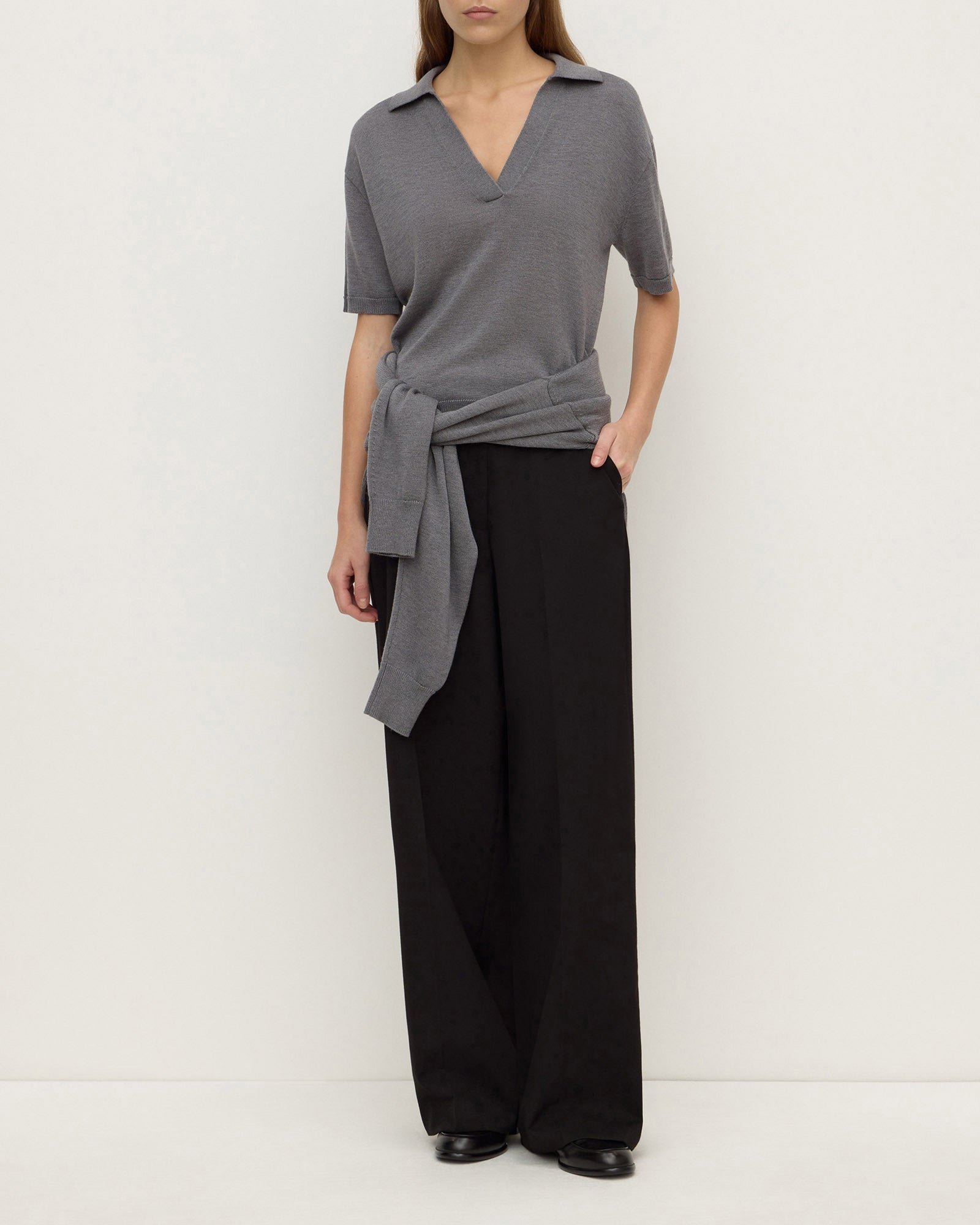 Assembly Label Mira Polo Dark Grey Marle