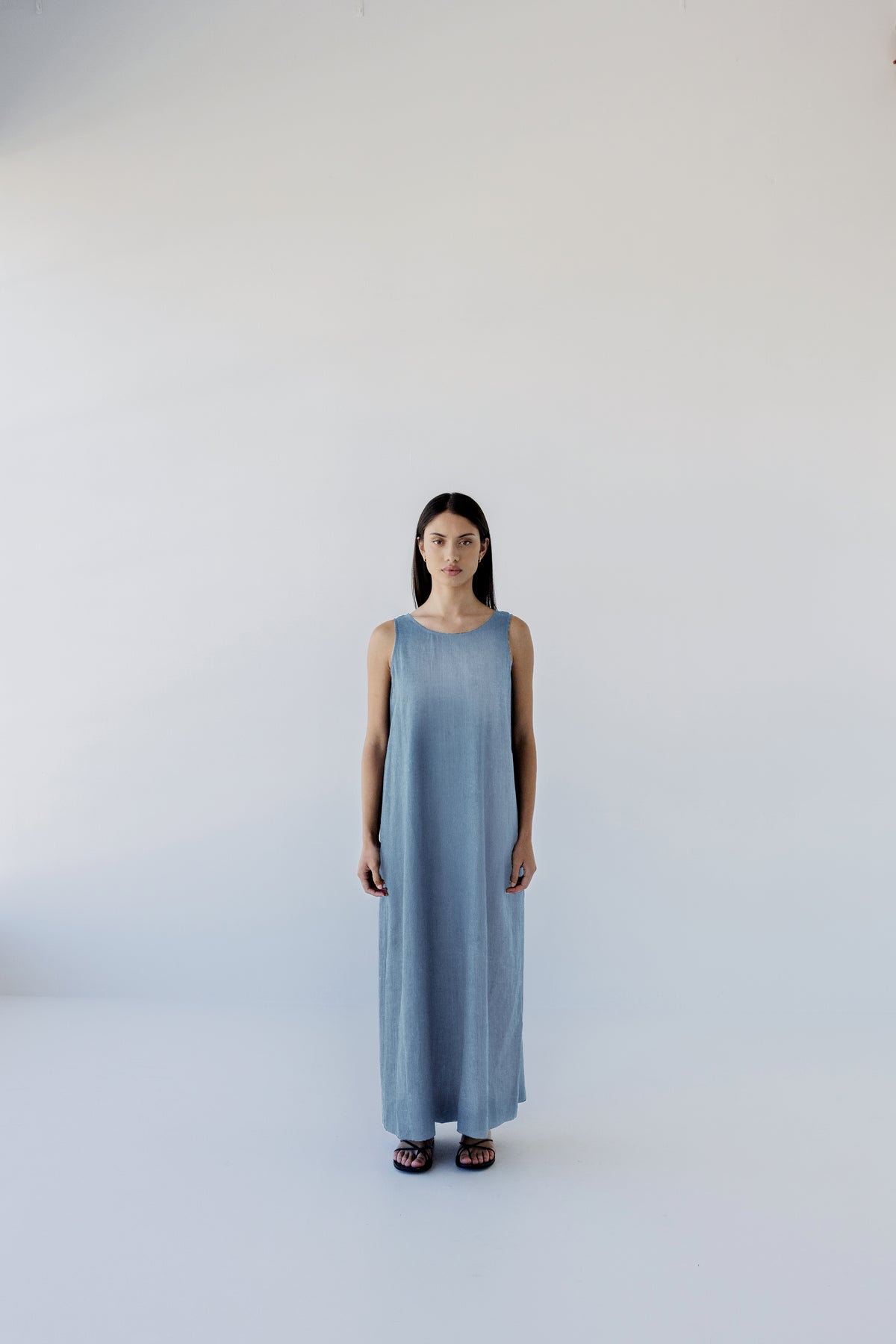 Sophie Linen Maxi Dress Mist