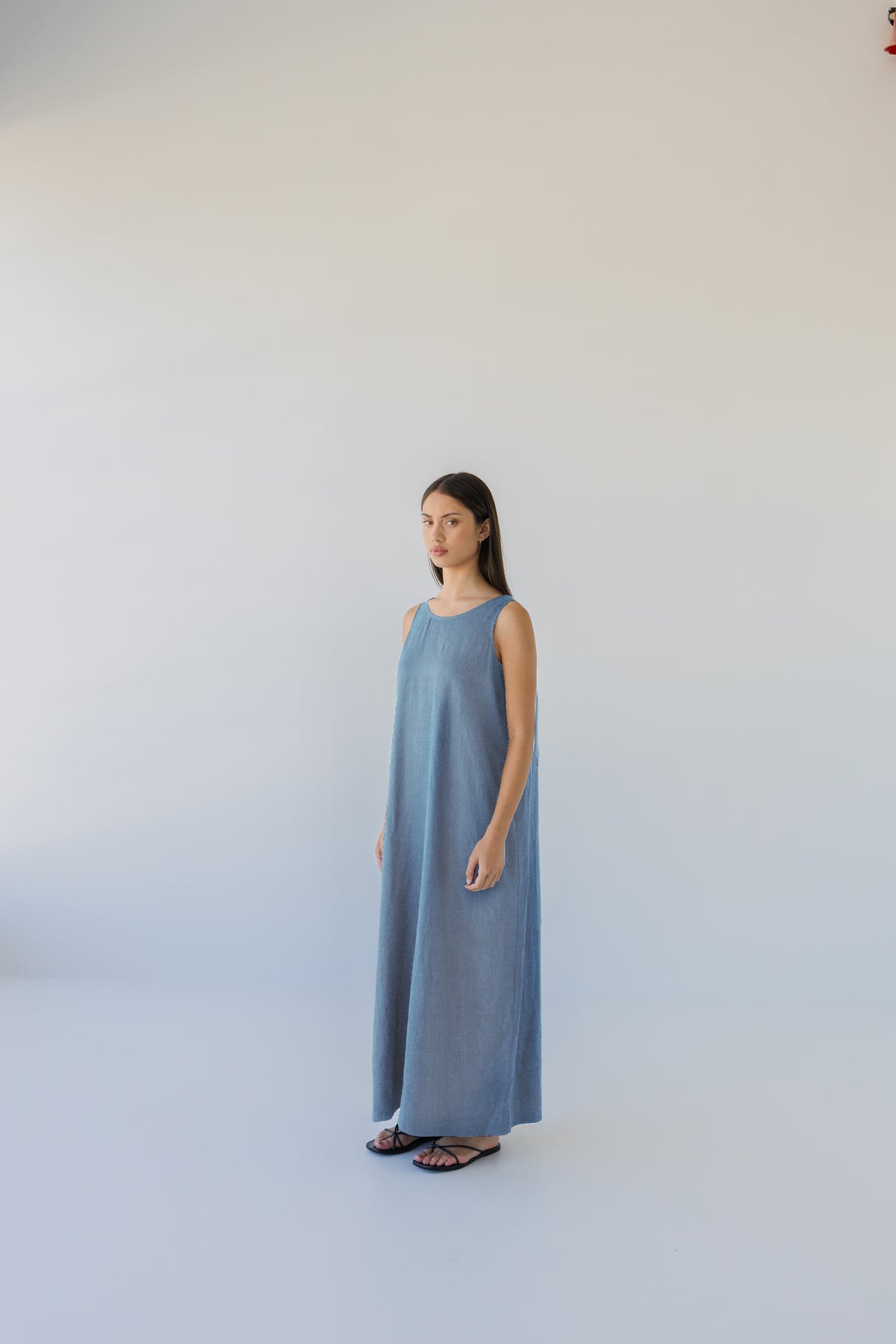 Sophie Linen Maxi Dress Mist