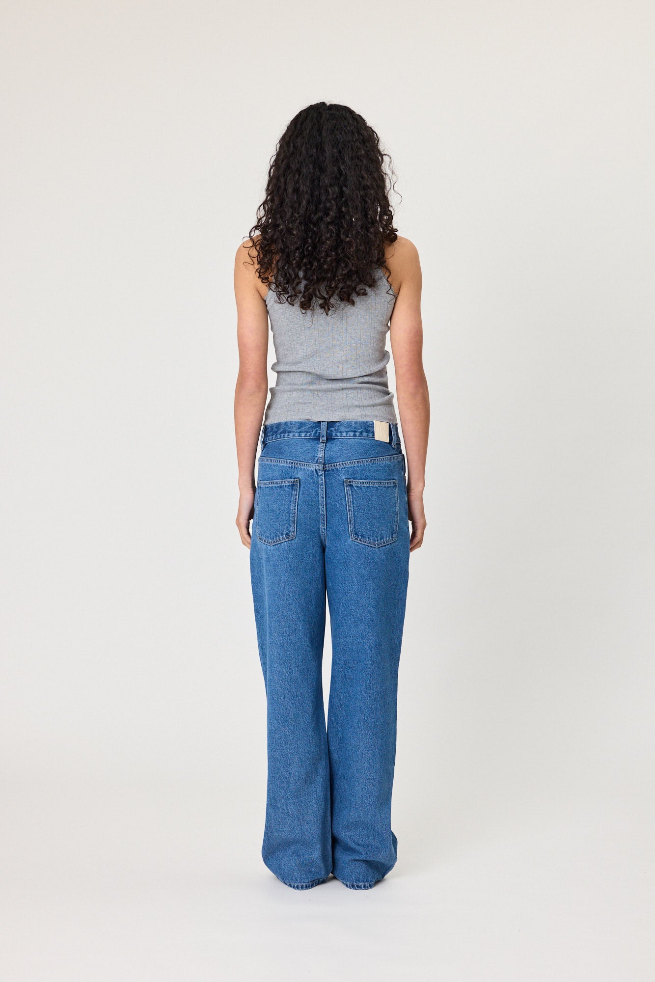Remain Poppy Tank Grey Marle