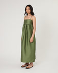 Remain Sydney Maxi Dress Seaweed