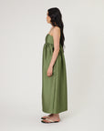 Remain Sydney Maxi Dress Seaweed