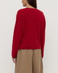 Assembly Label Odelle Cashmere Knit Dark Cherry