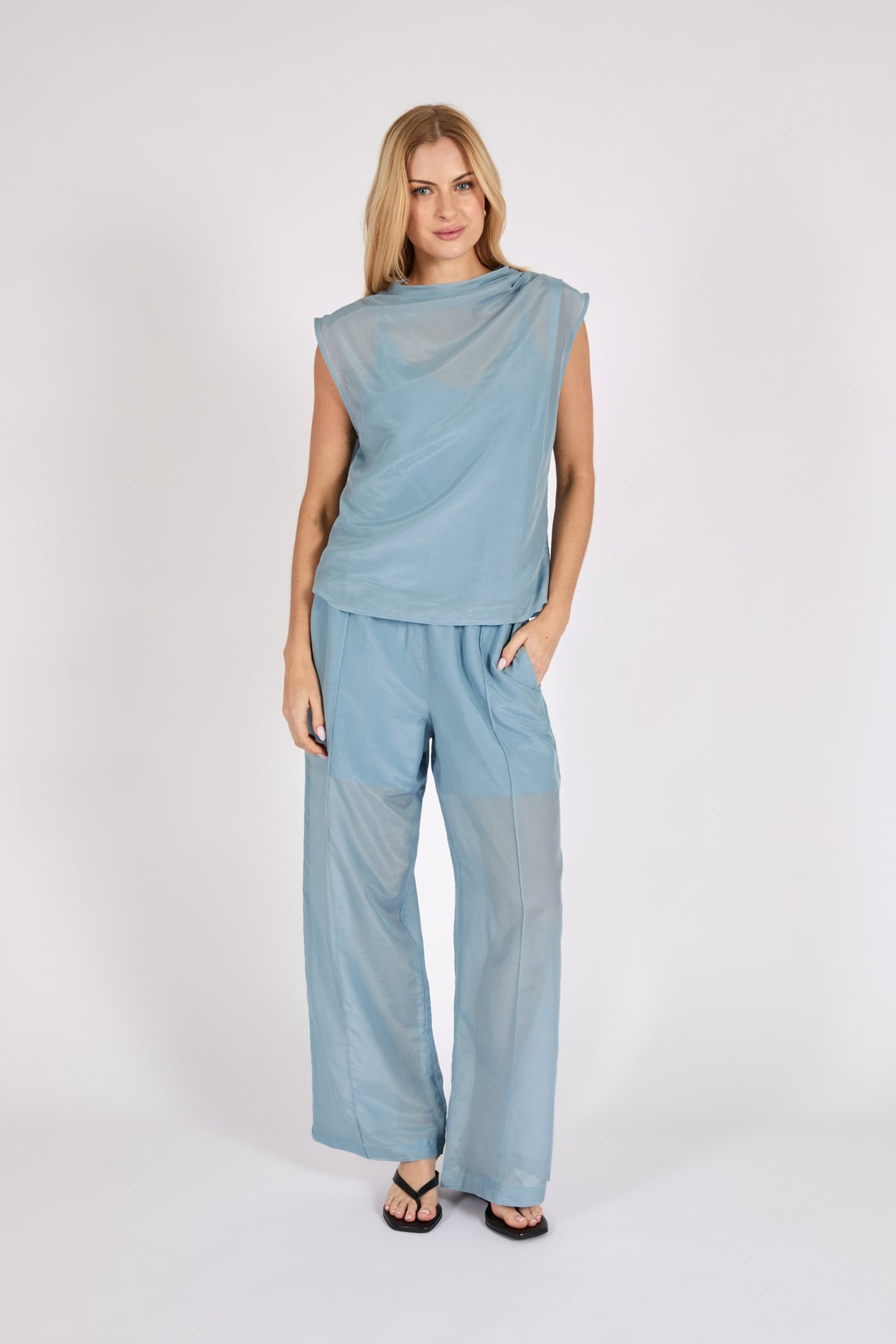 Marlow Ombra Pants Sky Blue