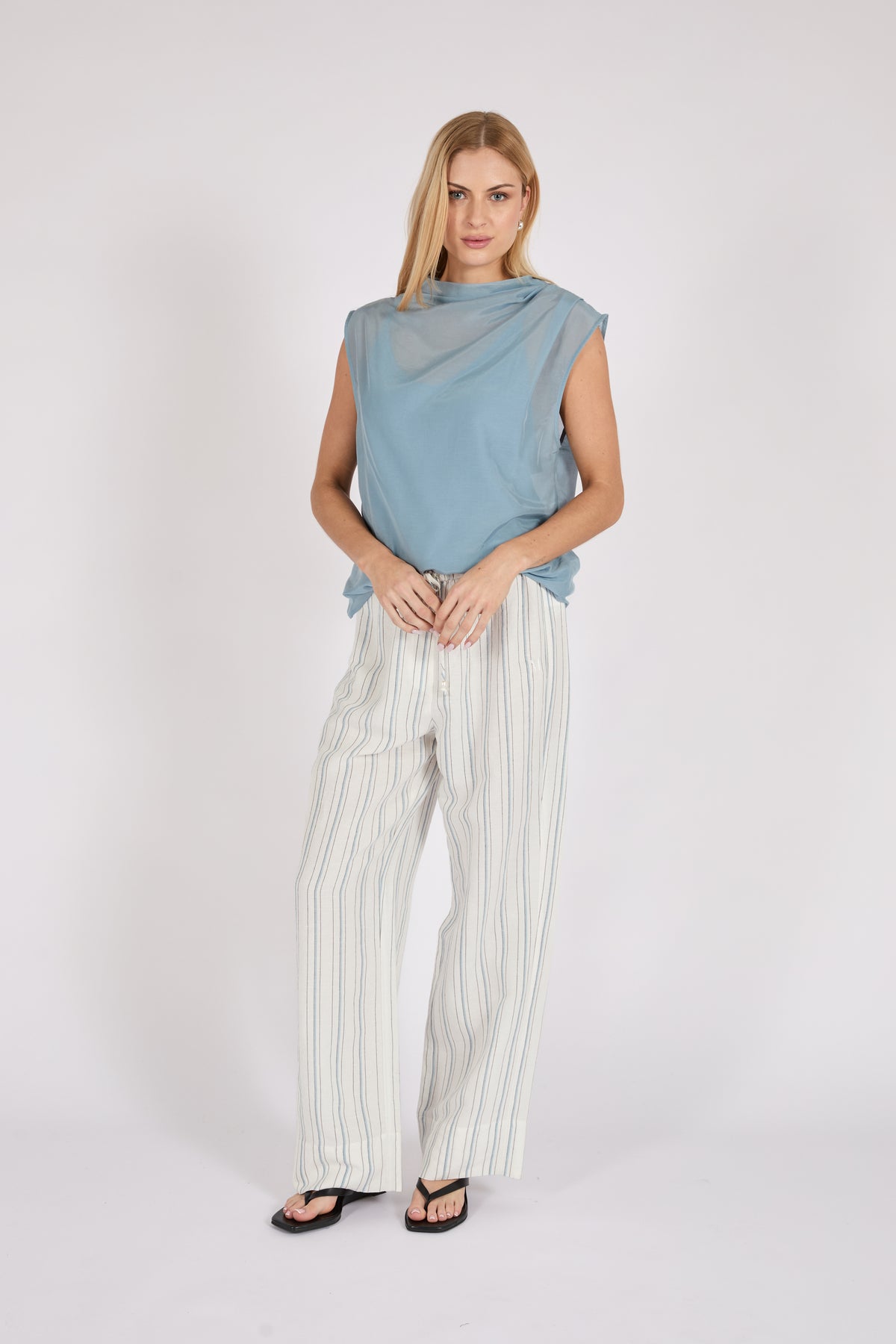 Marlow Ombra Top Sky Blue