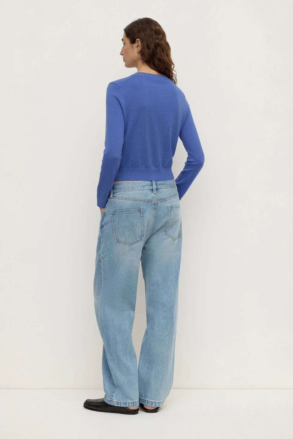 Assembly Label Orina Cotton Cashmer Cardigan Blue