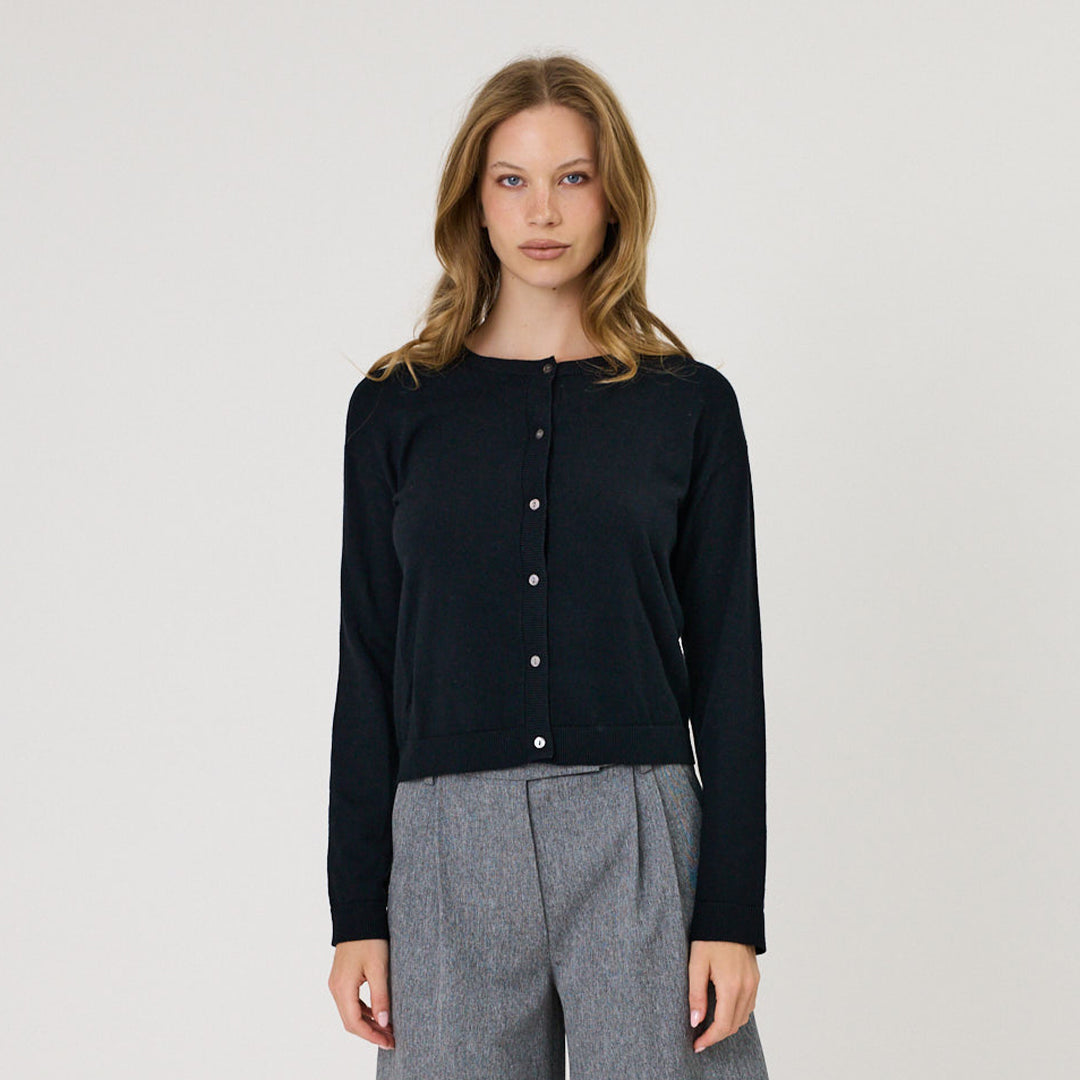 Remain Kara Cardigan Black