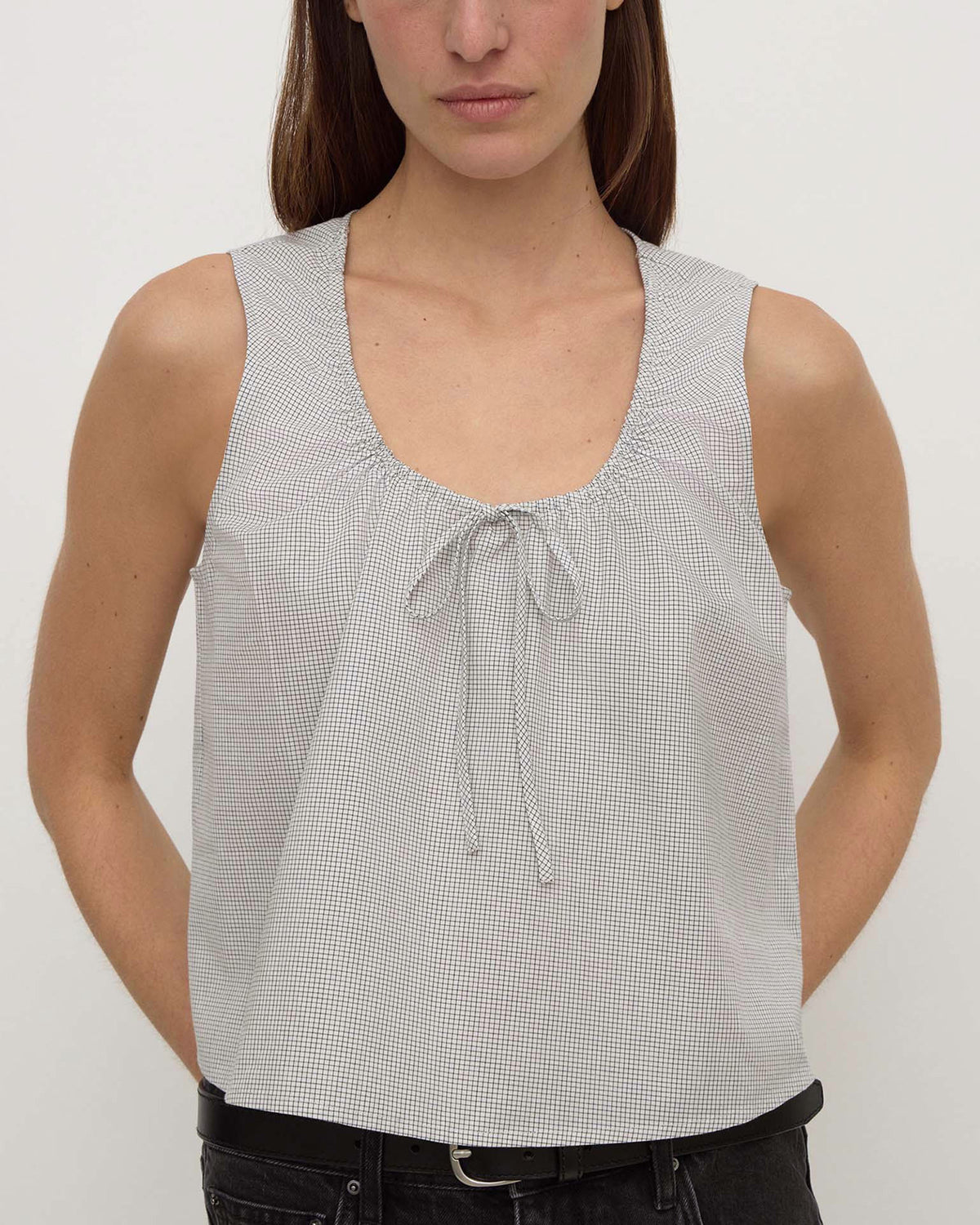 Assembly Label Phoenix Cotton Tie Top Micro Check