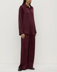 Assembly Label Pippa Silk Shirt Merlot
