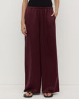 Assembly Label Pippa Silk Pant Merlot
