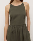 Assembly Label Posie Midi Dress Moss