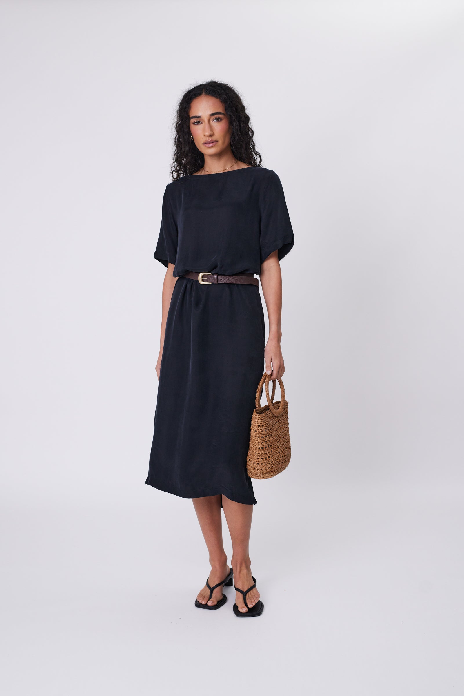 Marlow Reverb Dress Black