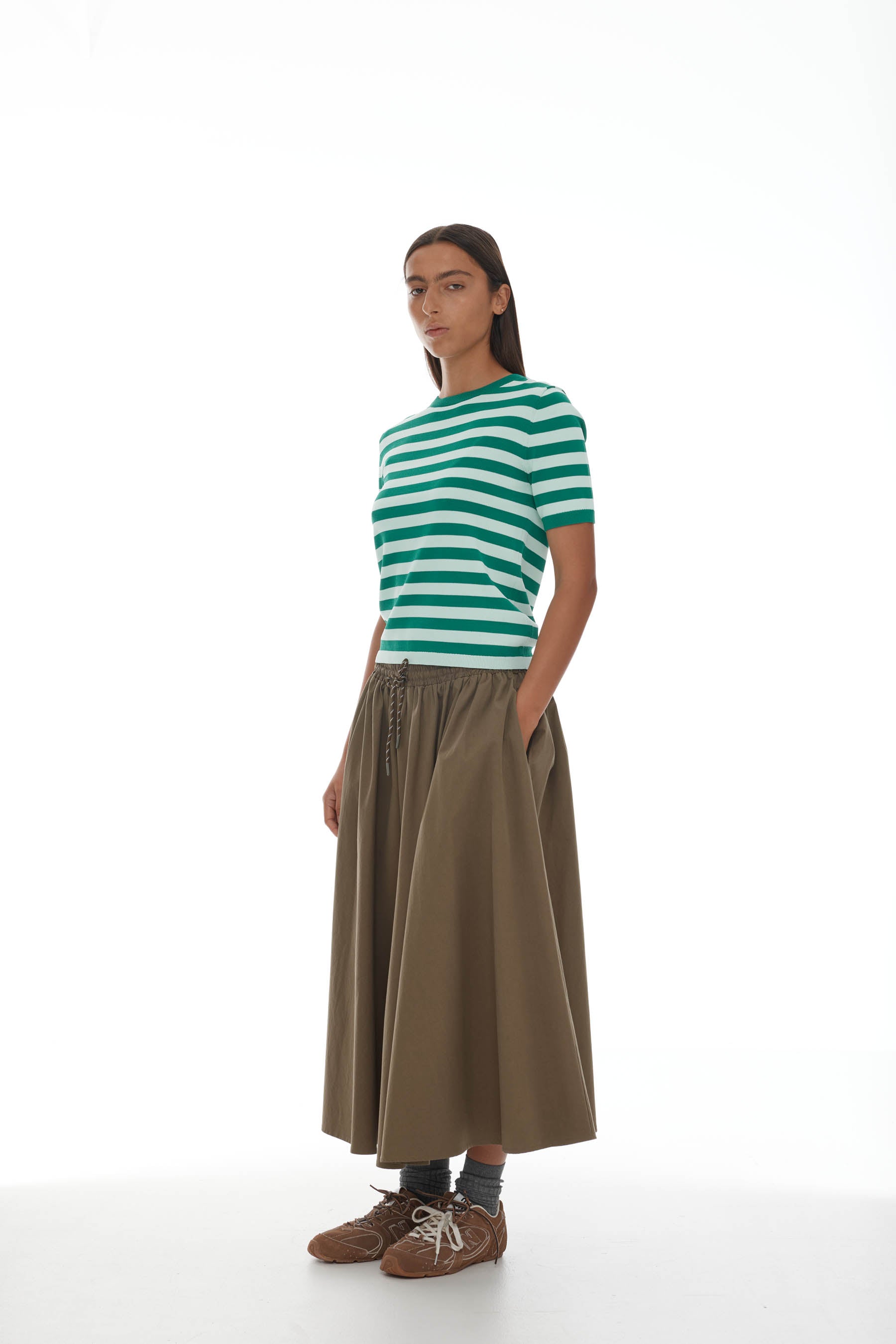 Ricochet Maria Skirt Truffle