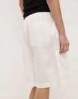Assembly Label Riley Poplin Shorts White