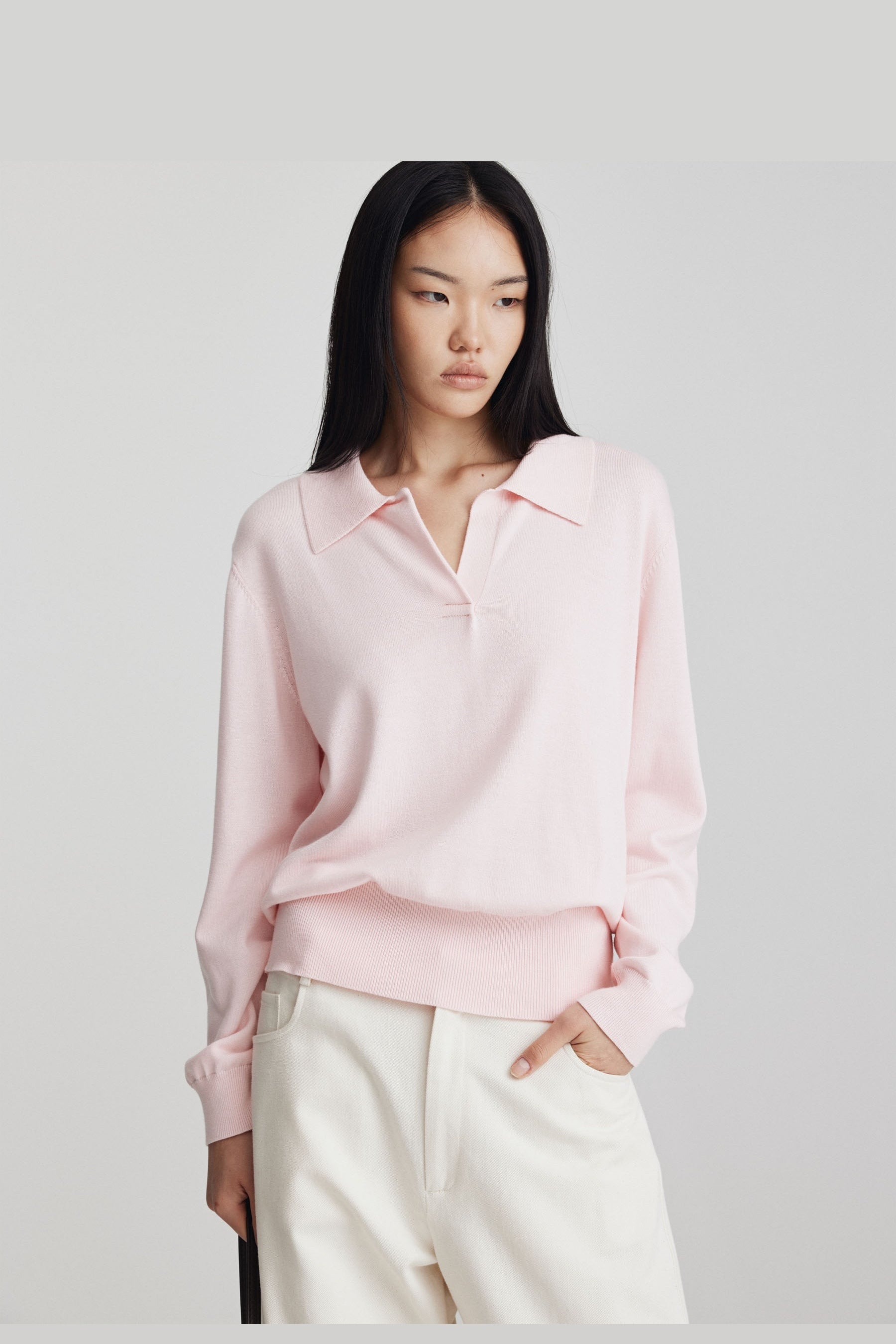Ricochet Arie Polo Top Soft Pink