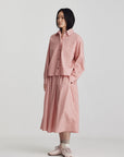 Ricochet Micha Skirt Cherry Red Check
