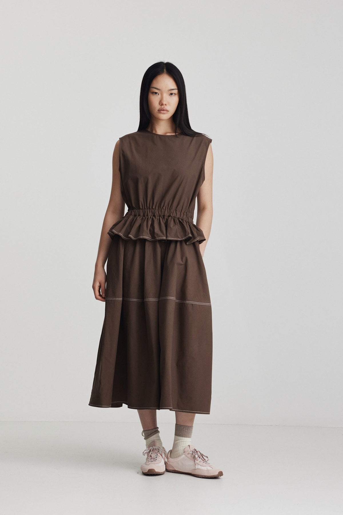 Ricochet Cara Dress Brown
