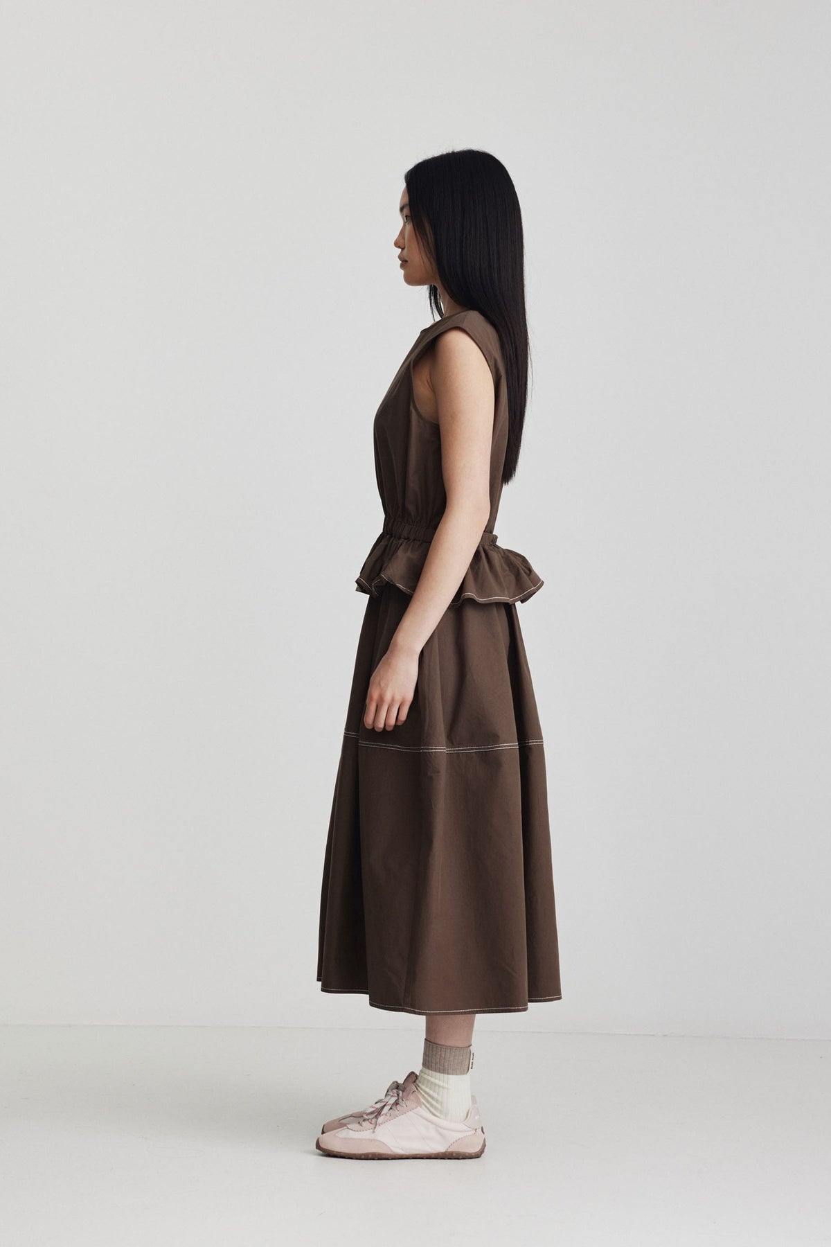 Ricochet Cara Dress Brown