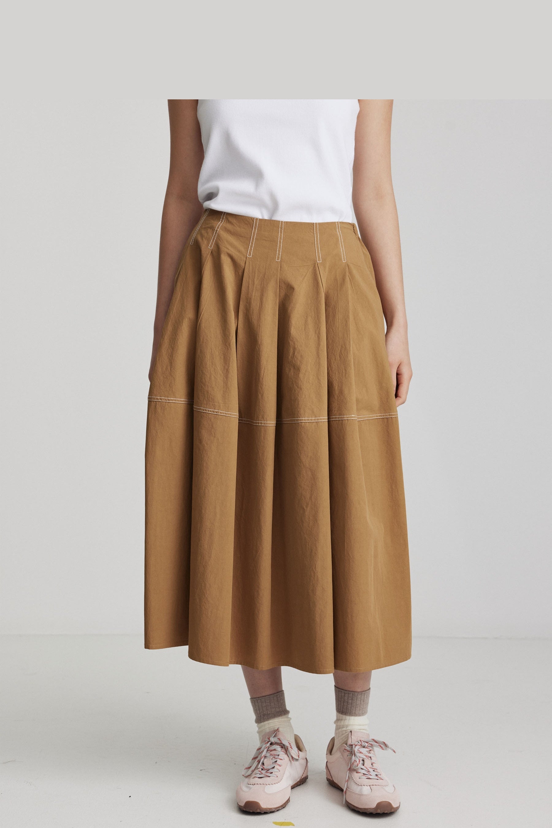 Ricochet Carter Skirt Tan