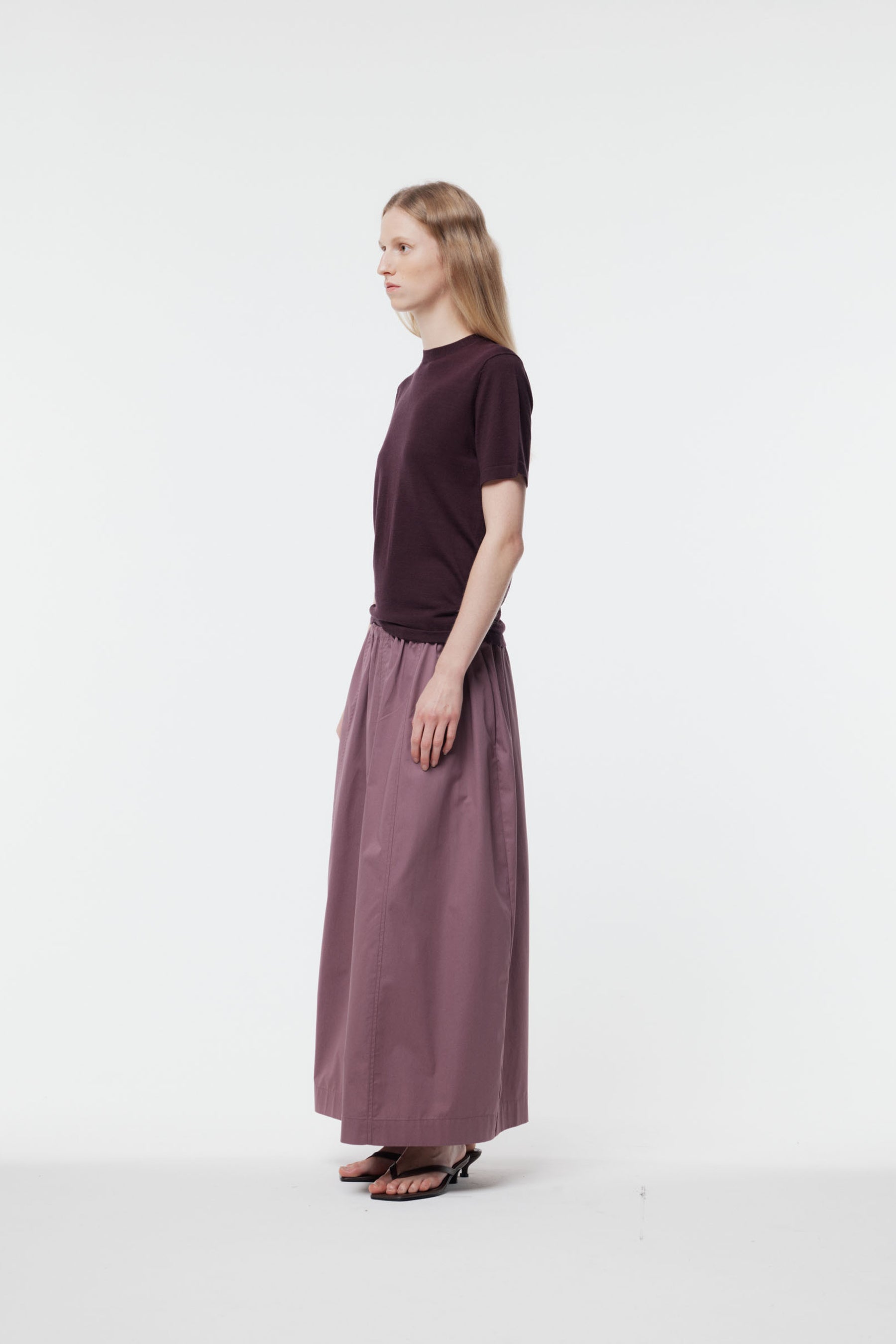 Gregory Dale Skirt Dusty Mauve