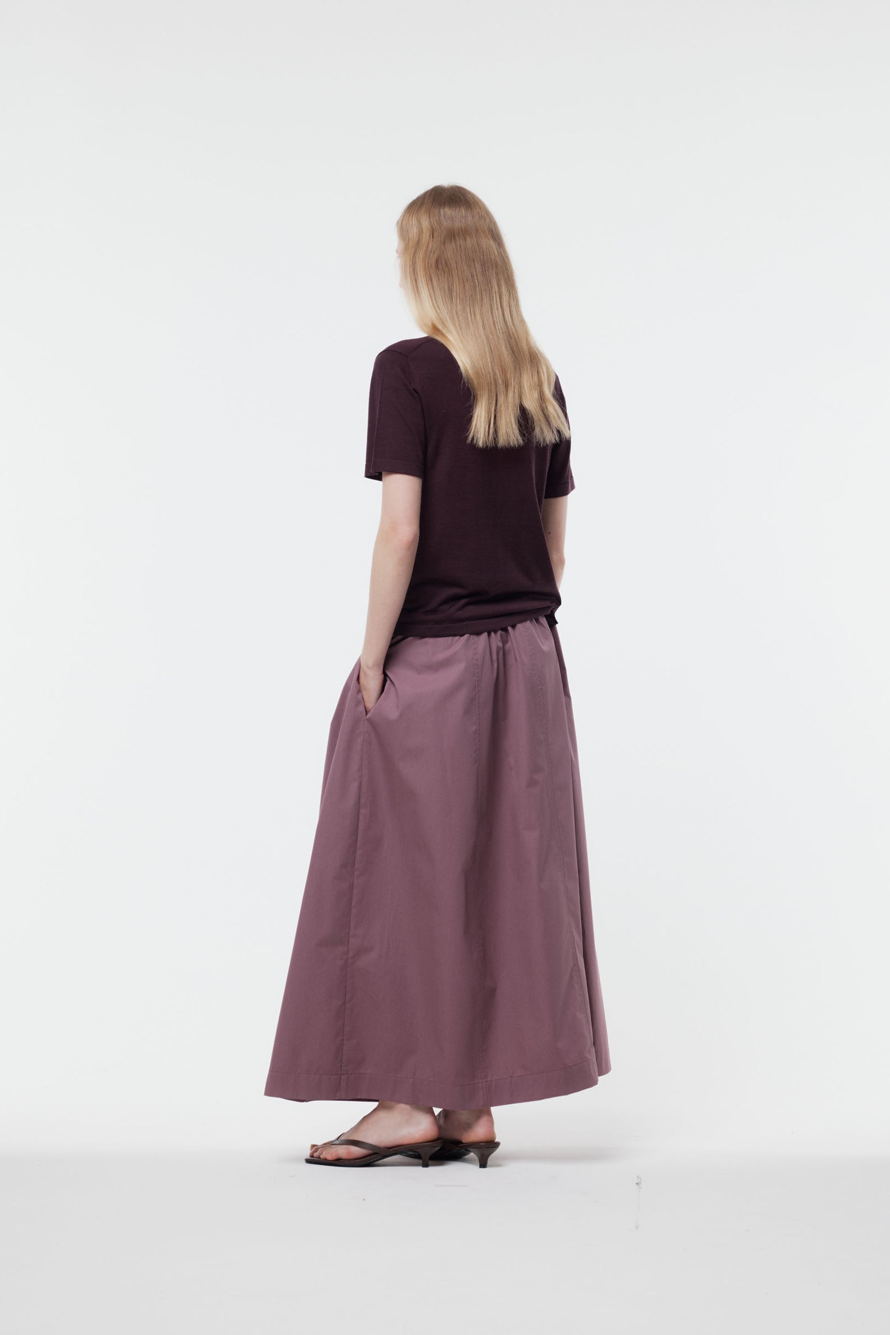 Gregory Dale Skirt Dusty Mauve