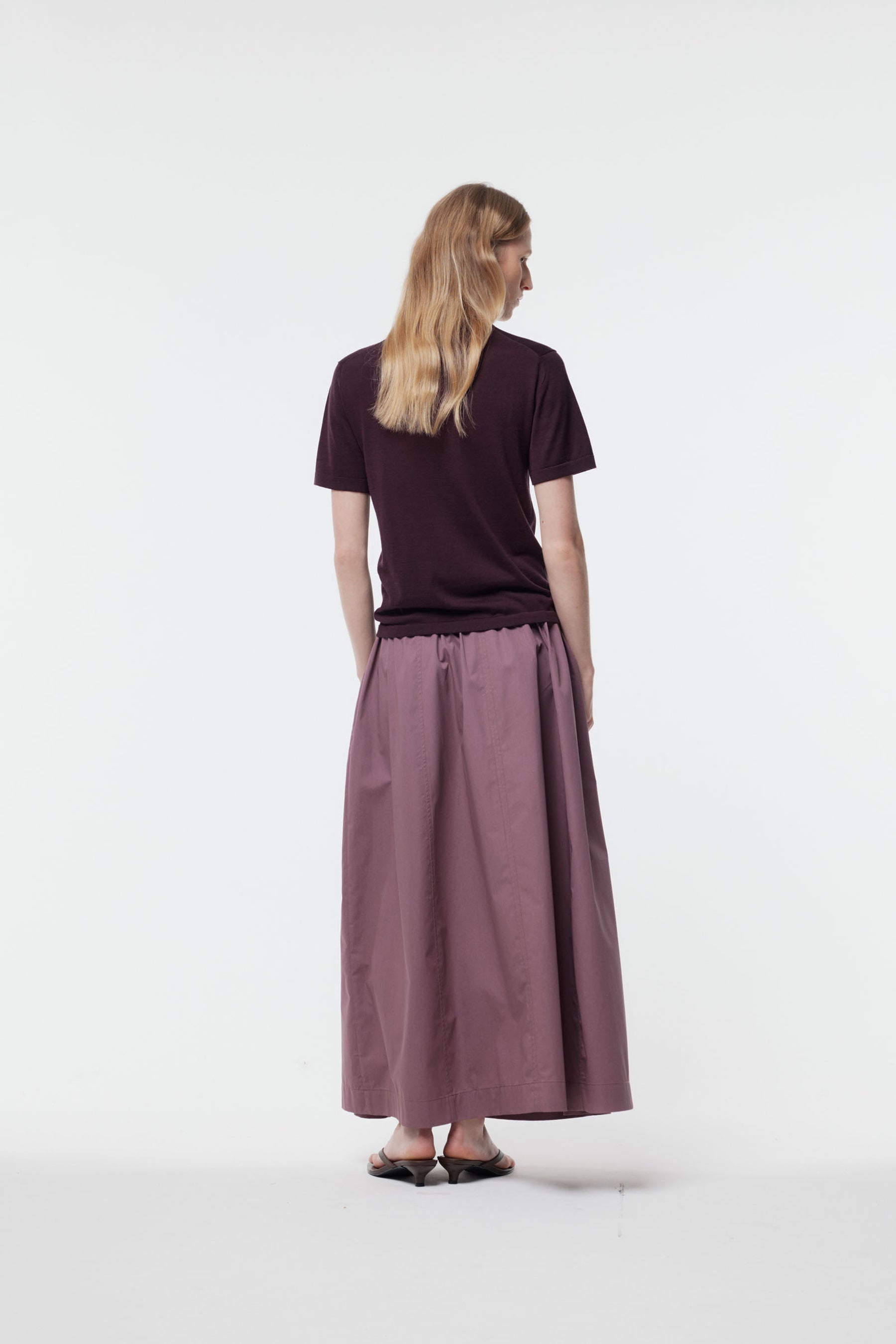 Gregory Dale Skirt Dusty Mauve