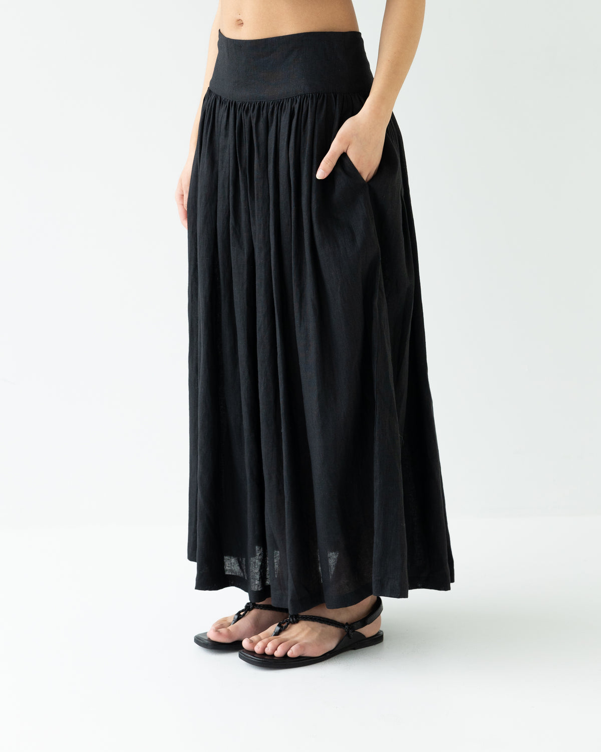 Sophie I'm Ready Linen Skirt