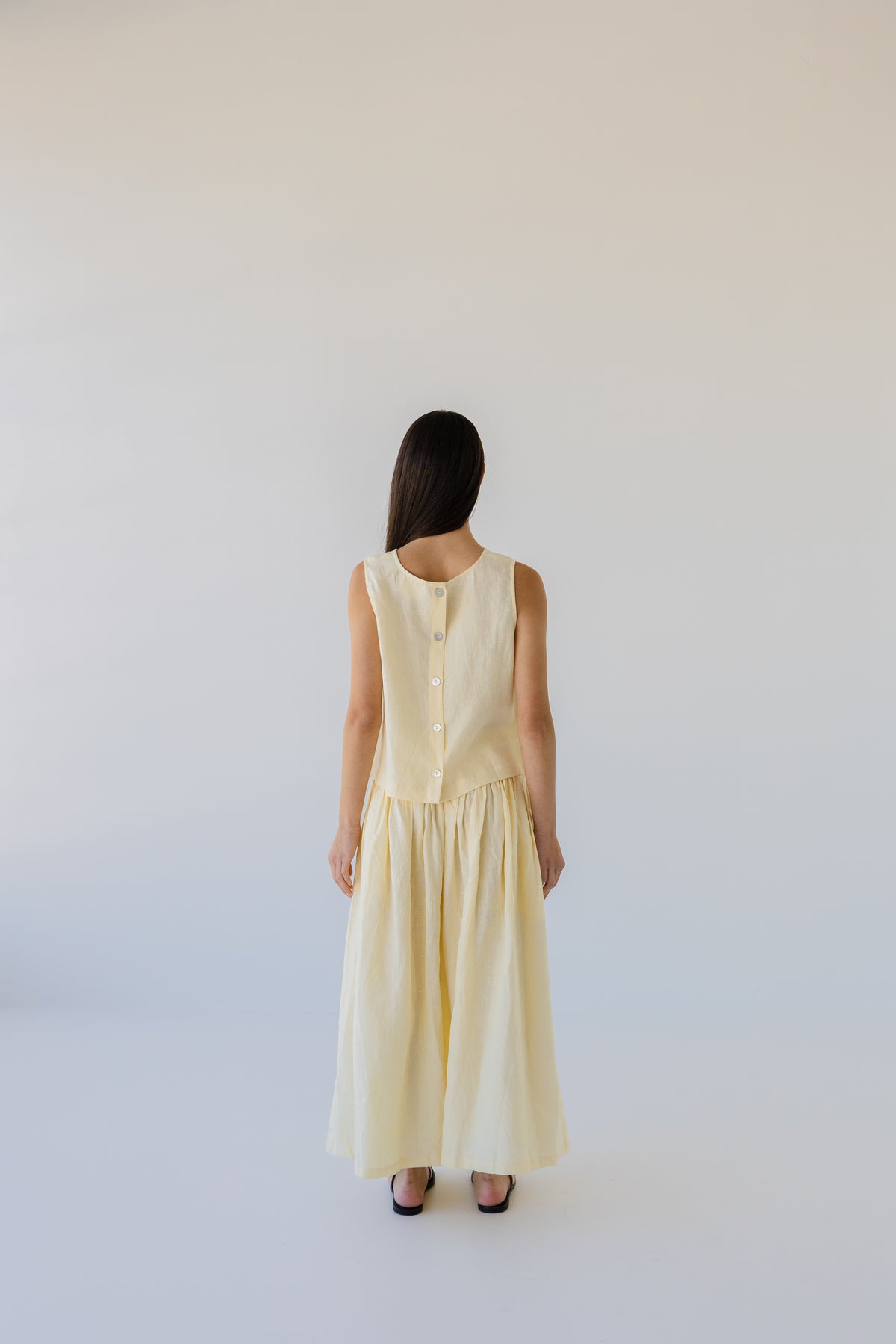 Sophie I'm Ready Linen Skirt