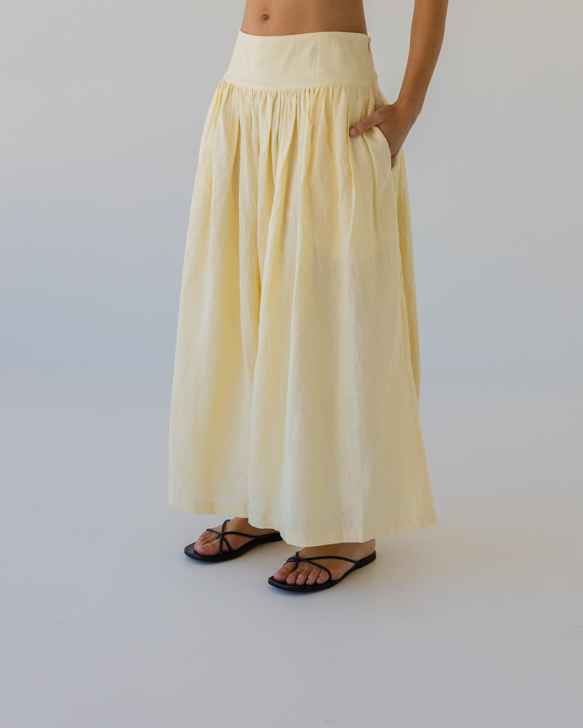 Sophie I'm Ready Linen Skirt